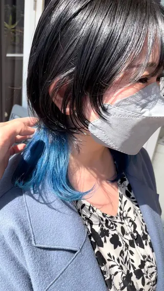 ミディアム 武田 清久のヘアスタイル