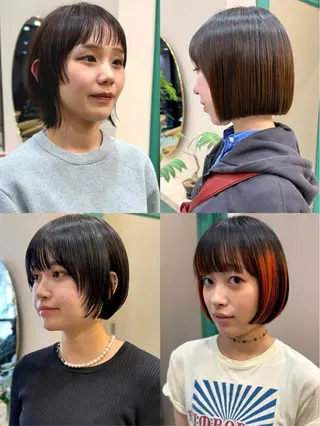 ショート Saki 🍋透明感 カラー/レイヤーのヘアスタイル