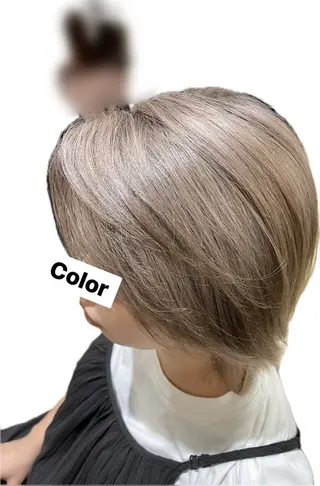 ショート RICCA HAIR所属・🫧極細ﾊｲﾗｲﾄ/ 白髪ぼかしも◎🫧のヘアスタイル