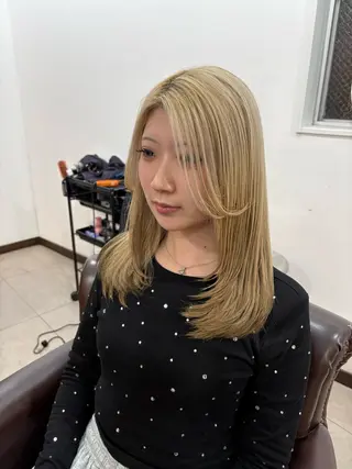 ロング 西村 歩真のヘアスタイル