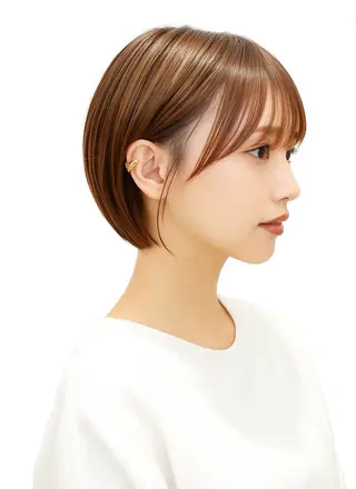 ショート 縮毛矯正/ボブ/ 渋谷/表参道/星優斗のヘアスタイル