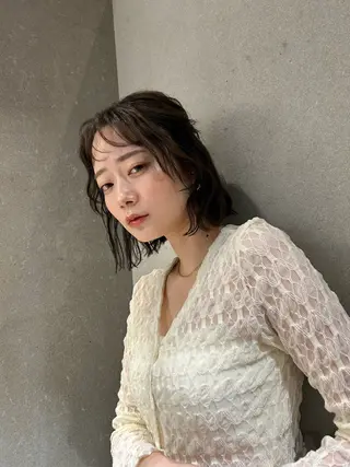 ショート 艶髪カラー×髪質改善 🎀中島鈴菜のヘアスタイル