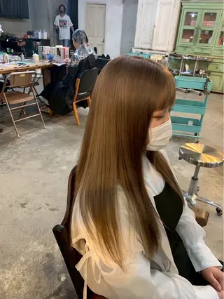 ロング Ravens 髪質改善のヘアスタイル