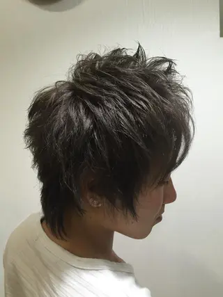 ショート カラー メンズ 阿久津 泰幸のヘアスタイル