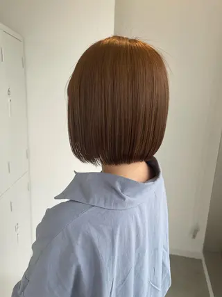 ショート 店長　MANAMI ／ブリーチ／骨格ボブのヘアスタイル