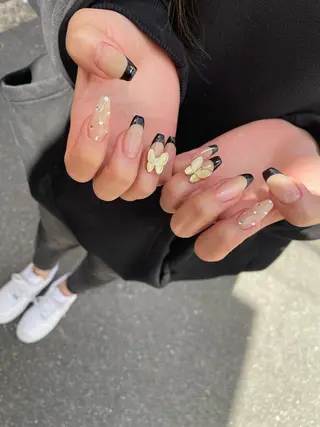 ロング カラー ヘアアレンジ キッズ ネイル マツエク・マツパ アイブロウ 福田 加奈のネイルデザイン