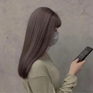 セミロング カラー THESALONS所属・🤍ブリーチカラー /寄田龍樹🤍のヘアスタイル