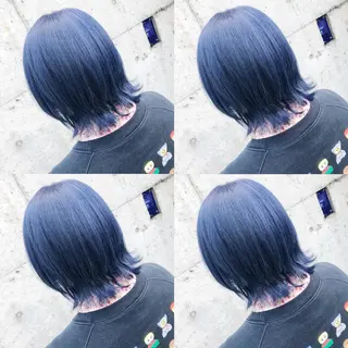 ショート カラー ヘアアレンジ メンズ キッズ 💟Chloe原宿店 🩶ハイトーンのヘアスタイル
