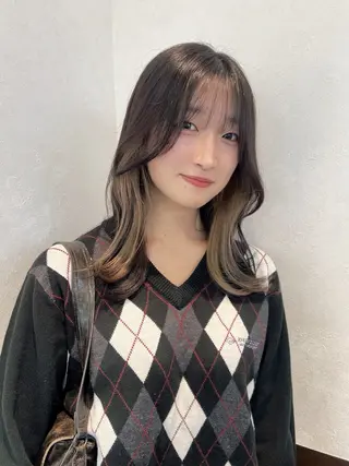 カラー nehus nagaoka所属・🖤複雑履歴ブリーチ Mizuki 🖤のヘアスタイル