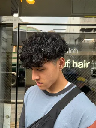 パーマ メンズ 京都駅/メンズサロン 山田司のヘアスタイル