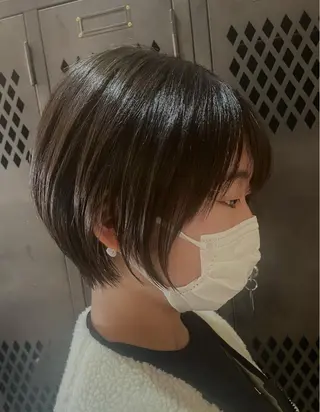 ショート 韓国カット/透明感 Re.Labo岡本のヘアスタイル