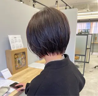 ショート 愛　莉/大阪美容室 /ケア・艶カラーのヘアスタイル