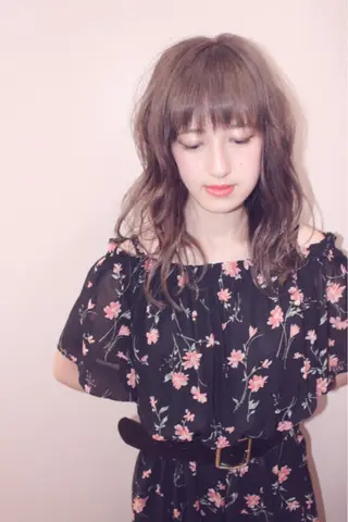 ミディアム カラー パーマ ✨U-topia渡邉 大樹【公認資格有】✨のヘアスタイル