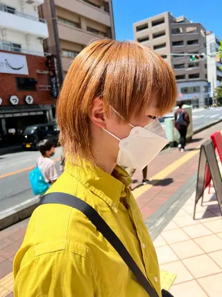 ミディアム アザマ　ヤスカツ _rosso 川口のヘアスタイル