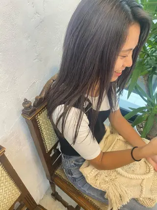ロング BE HERE NOW N°04野々市三納店所属・イタヤ マイカのヘアスタイル