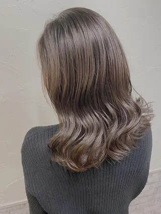 ミディアム カラー 髪質改善/レイヤー ストウシンゴのヘアスタイル