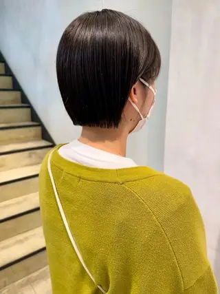 ショート ミゾブチ ユリカのヘアスタイル