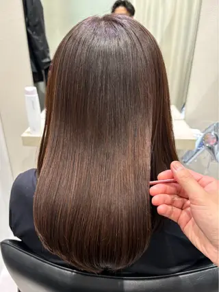 ミディアム カラー EMANONシェアサロン千葉所属・Manami☁️ 縮毛/カットモデルのヘアスタイル