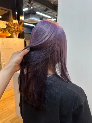 セミロング 坂庭 美夢のヘアスタイル