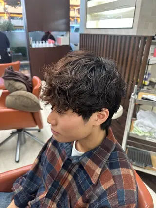 ショート カラー パーマ メンズ 毎月230人担当/ メンズヘア/清和武虎のヘアスタイル