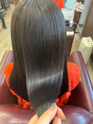 ロング メンズカット/透明感 カラー/河端悠花のヘアスタイル