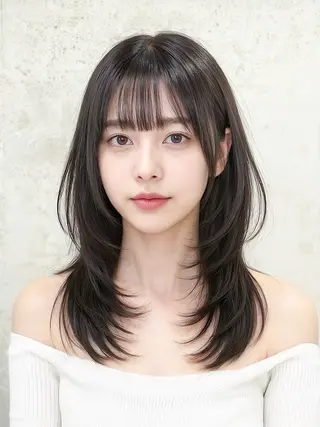 セミロング 今里 雄大のヘアスタイル