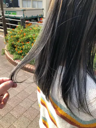 セミロング GO TODAY SHAiRE SALON原宿Stella店所属・GO TODAY シェアサロンのヘアスタイル