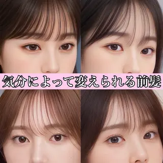セミロング 映える顔まわり/前髪 特化 💗 ユキマのヘアスタイル
