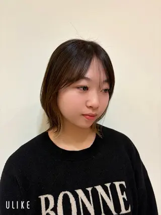 ミディアム レナークウィズ　北川 愛璃のヘアスタイル