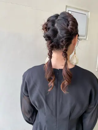 ヘアアレンジ 中村 碧のヘアスタイル