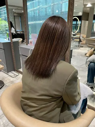 セミロング 髪質改善/縮毛矯正 松原和志のヘアスタイル