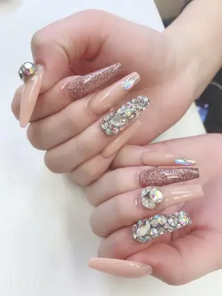 ロング JNA認定講師🌸 RIEのネイルデザイン