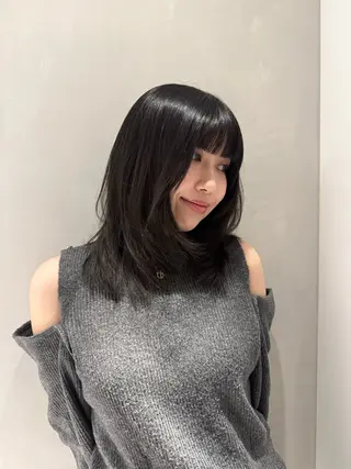 ロング 🎀縮毛矯正／ パーマ／りんのヘアスタイル