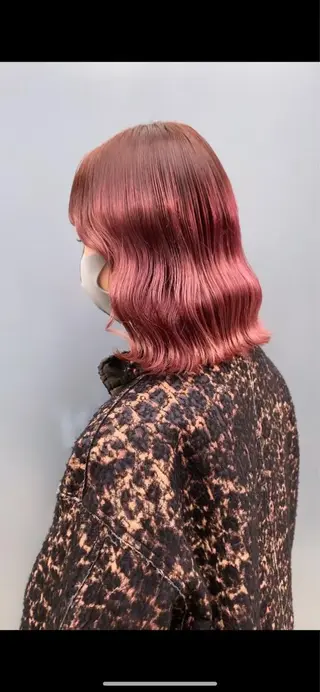 ミディアム カラー 大人可愛い透明感🌟 小顔・韓国髪🌟野中のヘアスタイル