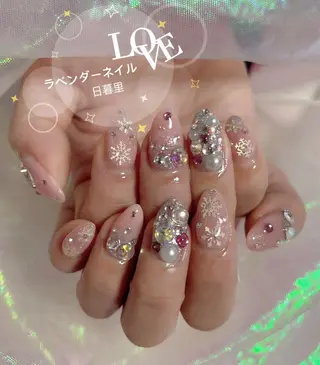 ネイル ラベンダー💖日暮里 ルル💖ネイルのネイルデザイン