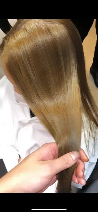 ロング カラー マツエク・マツパ ボブ、縮毛矯正👑 心斎橋/高城涼也のヘアスタイル