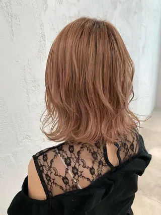 ミディアム 🫧透明感カラー/ ボブ/小笠原汐海🪽のヘアスタイル