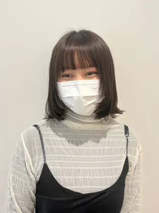 ミディアム COTAN所属・yui /ブリーチなしカラーのヘアスタイル