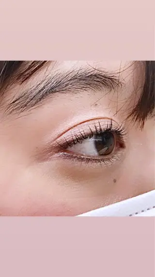 マツエク・マツパ 曲がる縮毛矯正 LIBER 　岩名のヘアスタイル