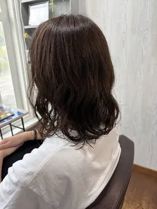 ミディアム パーマ 髪質改善専門美容師✨ 入江 幸江のヘアスタイル