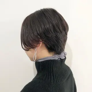 ショート カラー お洒落パーマ/ 艶カラー/michiのヘアスタイル