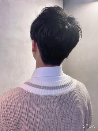 ショート カラー パーマ メンズ stylist/蛯谷 珠里のヘアスタイル