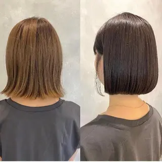 ミディアム 💫期間限定価格💫 似合わせカット🧚のヘアスタイル