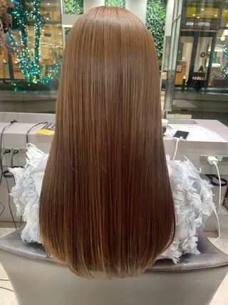 ロング カラー 原 萌香のヘアスタイル