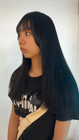 ロング カラー メンズパーマ/ メッシュ📍ﾕﾘのヘアスタイル