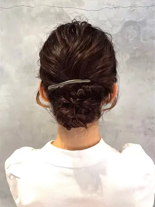 セミロング ヘアセット/透明感 カラー/MIHO🤎のヘアスタイル