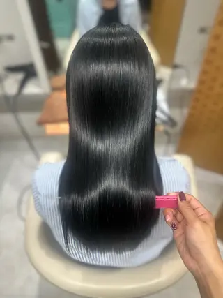 ロング カラー LeeHorie MIUのヘアスタイル