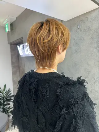 ショート メンズ ナチュラル×色気パ ーマ 渋谷/マナミのヘアスタイル