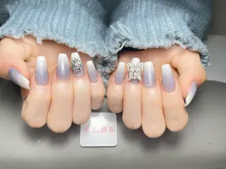 ネイル 💕鈴木ユリ パラジェル/オフ無料のネイルデザイン