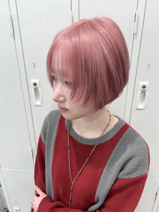 ショート 立川ハイトーン ブリーチ宮崎のヘアスタイル